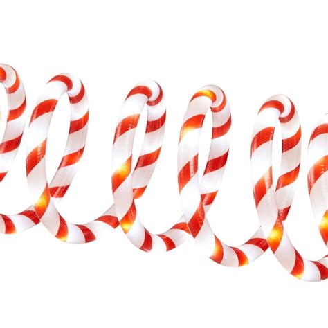 Holiday Time Led Candy Cane Rope Christmas Lights 15 Set Of 2