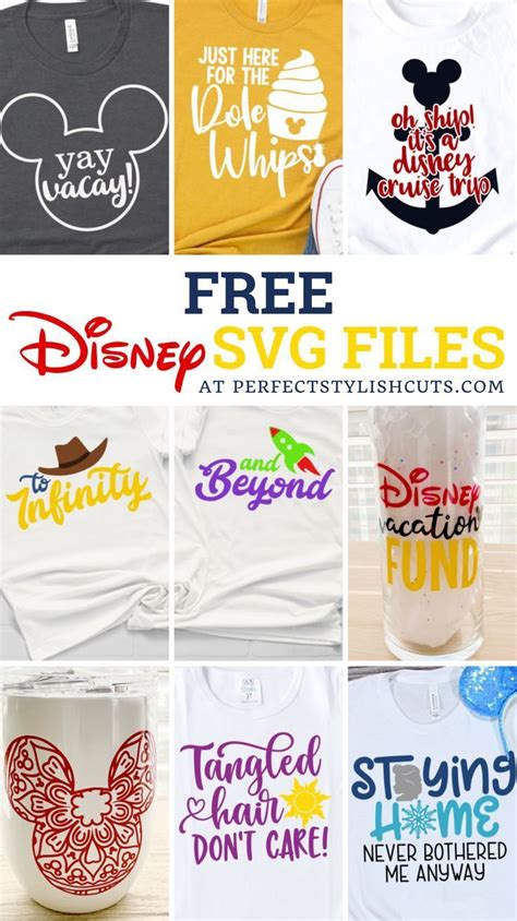Download Lots Of Free Svg Files For All Of Your Diy Disney Shirts And