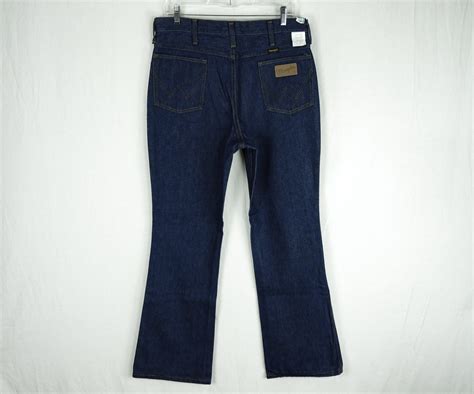 Vintage Wrangler Jeans 1970s Nos Boot Cut Rigid Denim 945 Pw Jean