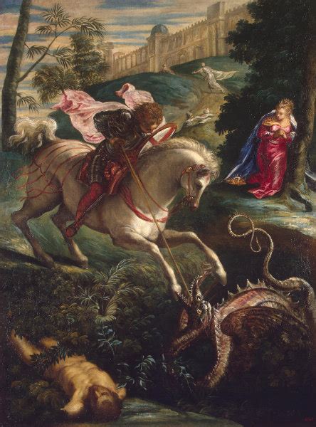 Saint Georges Et Le Dragon Lamusée