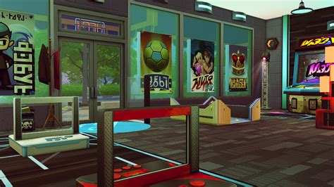 My Sims 4 Blog Midtown Cinema And Arcade No Cc By Jenba