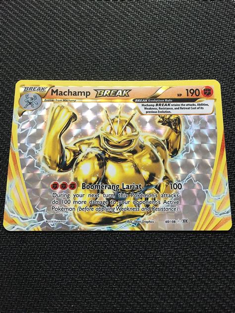 Nm Pokemon Machamp Break Card Evolutions Set 60108 Xy X And Y Ultra