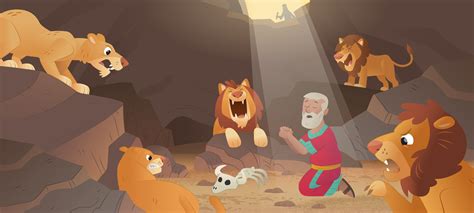 Nova história do App da Bíblia para Crianças Daniel na Cova dos Leões Um Tremendo Resgate