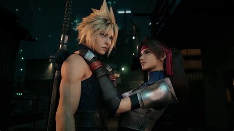 Final Fantasy Vii Remake Jessie Flirts With Cloud 1080p Youtube