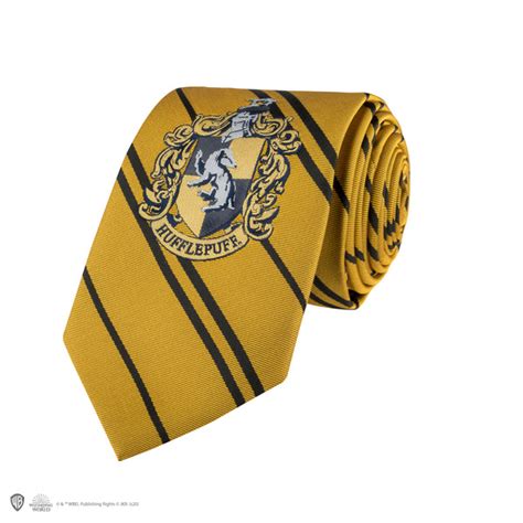 Adults Hufflepuff Woven Necktie Harry Potter Cinereplicas
