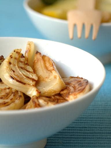 Recette Quartiers de fenouil grillées notre recette Quartiers de