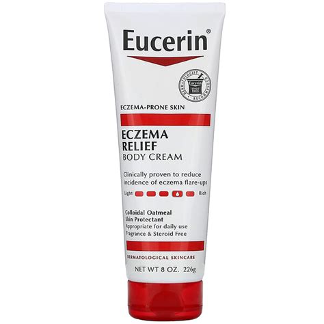 It's also used for several skin conditions. Eczema Relief Body Cream, Fragrance Free, 8.0 oz (226 g ...
