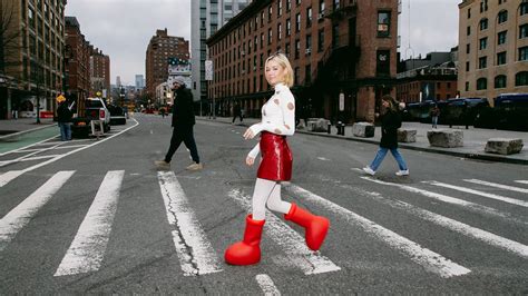 Look Of The Week With Big Red Boots Fashion Enters Its Silly Era