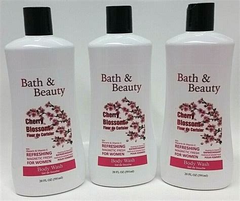 Bath And Beauty Cherry Blossom Body Wash Refreshing Magnetic Fresh 20oz