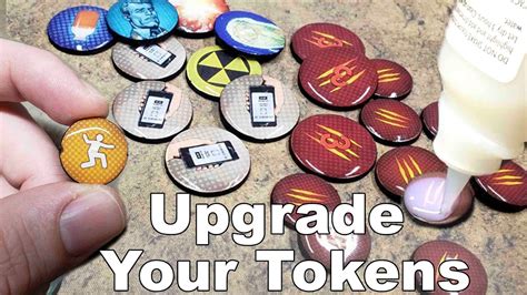 How To Upgrade Your Cardboard Tokens With Mod Podge Youtube