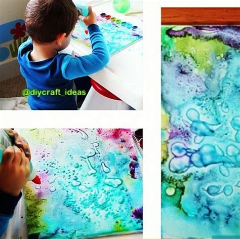 Great Project To Do With Kids Made With Watercolors And Elmers Clear