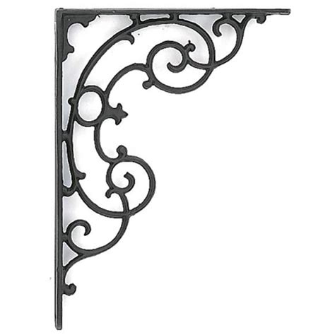 Victorian Scroll Shelf Bracket Iron Accents Portable Room Dividers
