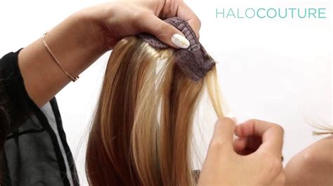 How To Apply Your Halocouture Extension Halo Couture Hair Extensions