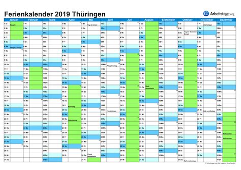 Kalender 2021 auch zum ausdrucken auf a4. Ferien Thüringen 2019, 2020 Ferienkalender mit Schulferien | Ferien kalender, Schulferien ...