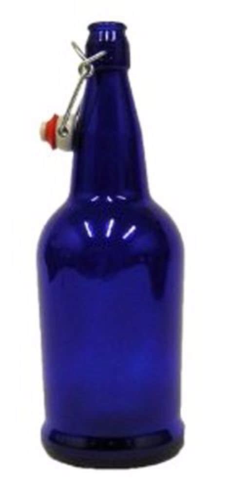 Cobalt Blue Ez Cap Bottles 16 Oz Case Of 12 Caps Included Industrial And Scientific