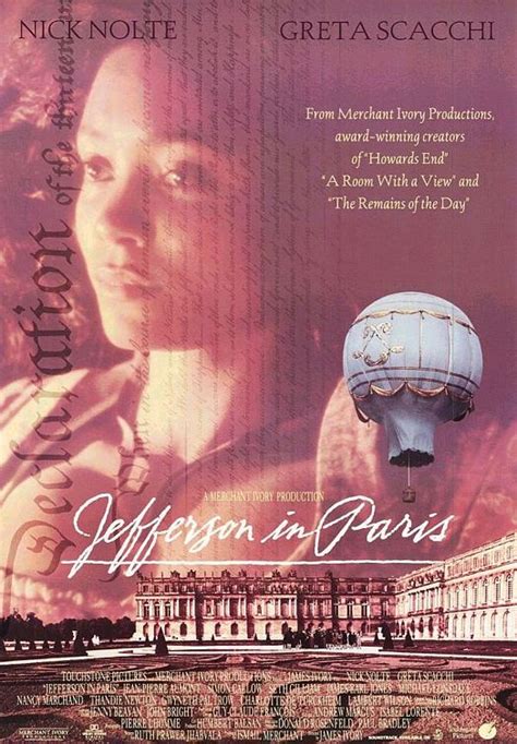 Jefferson In Paris Movie Poster 1 Of 2 Imp Awards