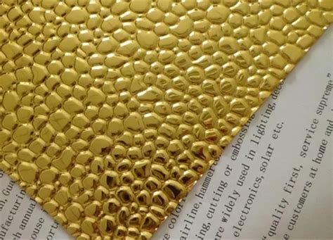 1060 Polished Gold Mirror Like Reflective Aluiminium Aluminum Sheet