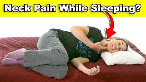 The Best Way To Sleep To Avoid Neck Pain Youtube
