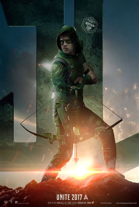 Green Arrow Justice League Poster By Bryanzap On Deviantart