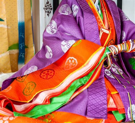 Court Attire Heian Period Amaterasu Period Costumes Japanese Kimono