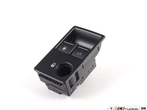 Genuine Volkswagen Audi - 1Y0959551A2AQ - Locking fuel door/trunk release button (1Y0 959 551 A 2AQ)