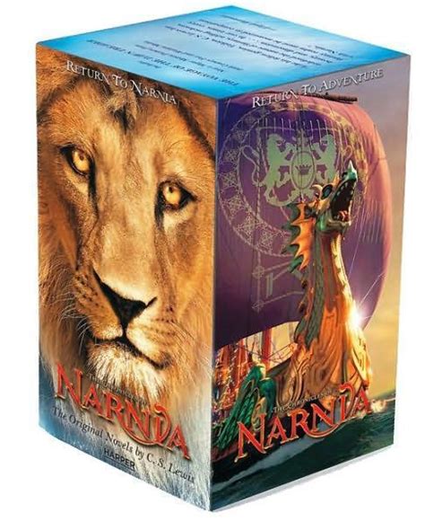 Chronicles Of Narnia Boxed Set Complete 7 Books Cs Lewis Book In