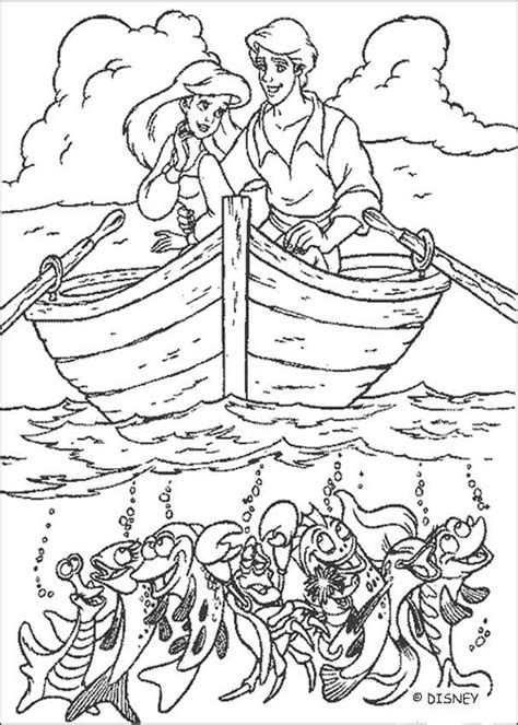 Ariel in eric's clothes from disney's the little mermaid about this series costume swap 3. The Little Mermaid coloring pages - Ariel and Prince Eric