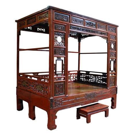 Early 20th Century Chinese Canopy Bed At 1stdibs