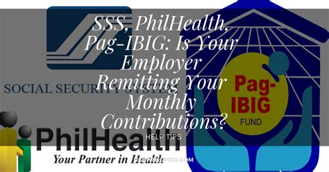 Sss Philhealth Pag Ibig Is Your Employer Remitting Your Monthly