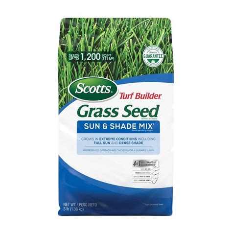Scotts Turf Builder Grass Seed Sun And Shade Mix Is Scotts Most Versatile