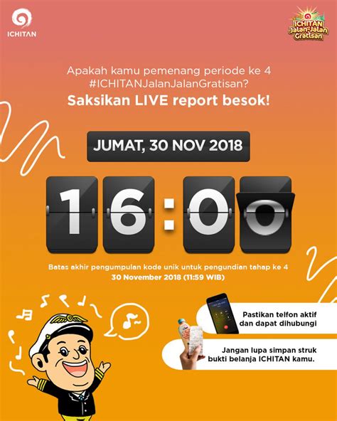 Ciri ciri tutup botol ichitan berhadiah. Ichitan Indonesia V Twitter Jangan Lupa Buat Nonton Live