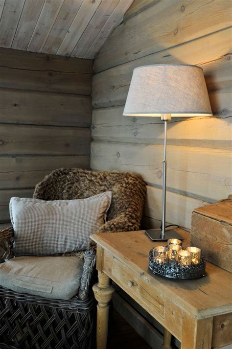 Cozy Little Cabin Reading Nook With A Mix Of Rustic