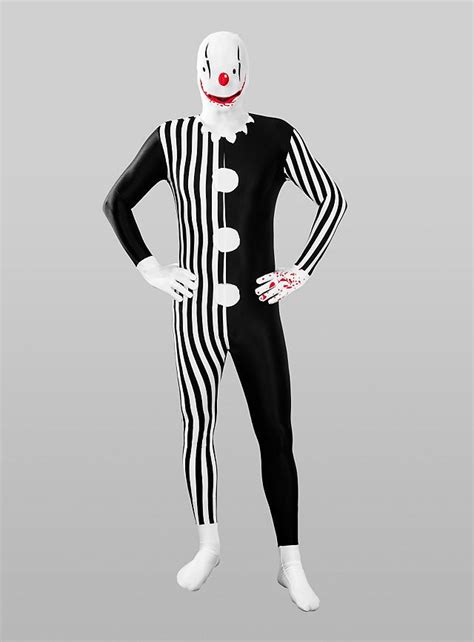 Morphsuit Horror Clown Full Body Costume Love How Simply