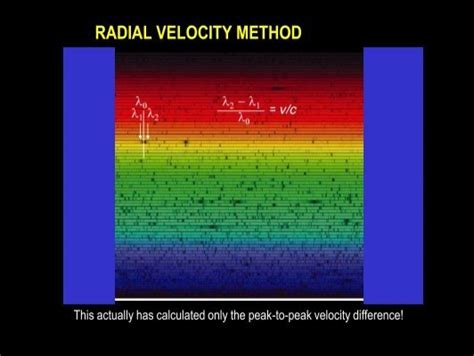 Radial Velocity Method D