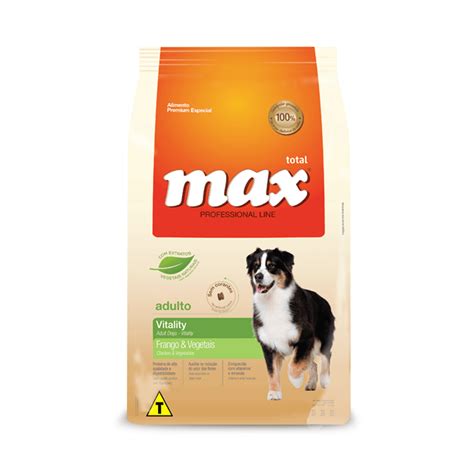 Ração Max Professional Line Vitality Cães Adultos 15 Kg Petcamp