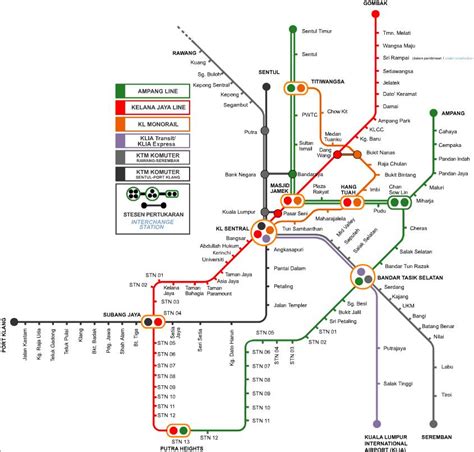 Direct connection to route 5. LRT from Putra Heights to KLCC in 1 hour
