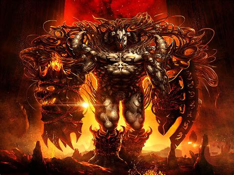 Hellskeeper Hell Fantasy Demons Evil Beast Fire Dark Demon Hd
