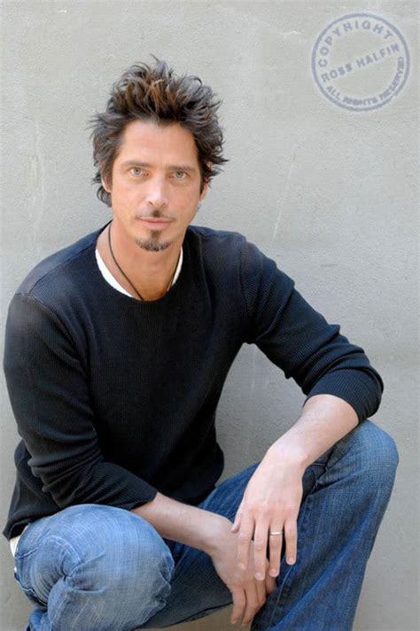 Album art was hung up around major cities in the us and other countries before the album's release. Picture of Chris Cornell