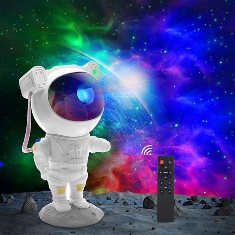 Astronaut Star Projector Night Light For Bedroom 360° Rotable Nebula