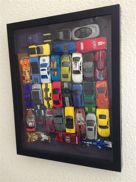 Matchboxhotwheels Cars Shadow Box These Are Some Of My Sons Hand