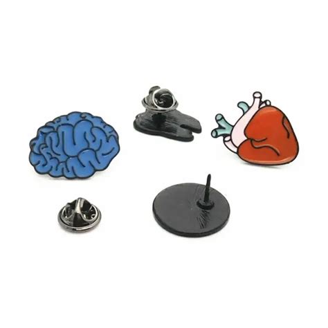 Human Body Brooches Brain Eyes Tooth Brooch Accessories Wholesale Pin