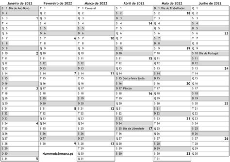 Calendário 2022 Excel