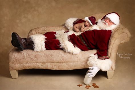 Sleeping Santa Santa Digital Backdrop Santa Sleeping On A Etsy