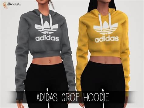 Sims 4 Crop Hoodie