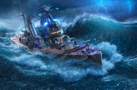 Download Warship Video Game World Of Warships Hd Wallpaper