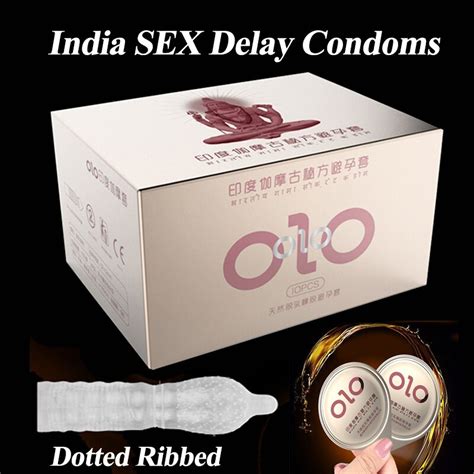 10pcs Ultrathin Condoms India Sex Delay Dotted Ribbed G Spot Condom