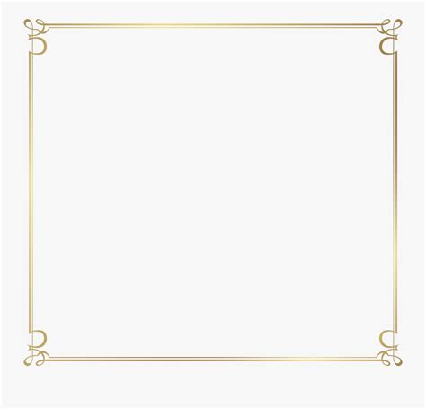 Simple Formal Border Design Free Transparent Clipart Clipartkey