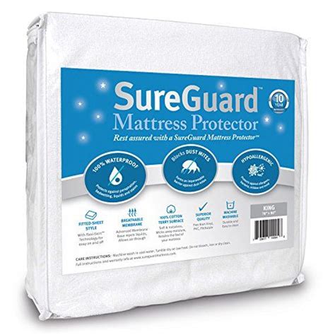 King Size Sureguard Mattress Protector 100 Waterproof
