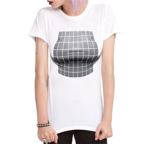 Boobs D Optical Illusion White T Shirt Men S Women S Etsy
