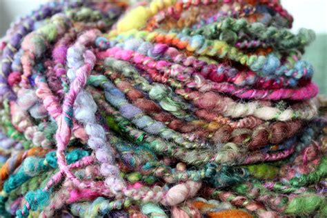 Handspun Art Yarn Mohair Locks Bulky Yarn 179 Grams Craft Supplies